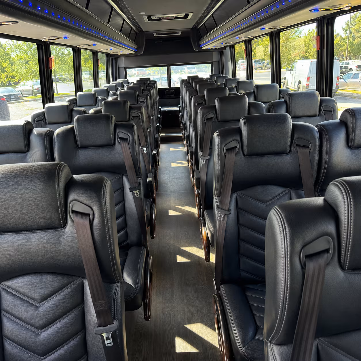 maricopa 35 passenger minibus interior